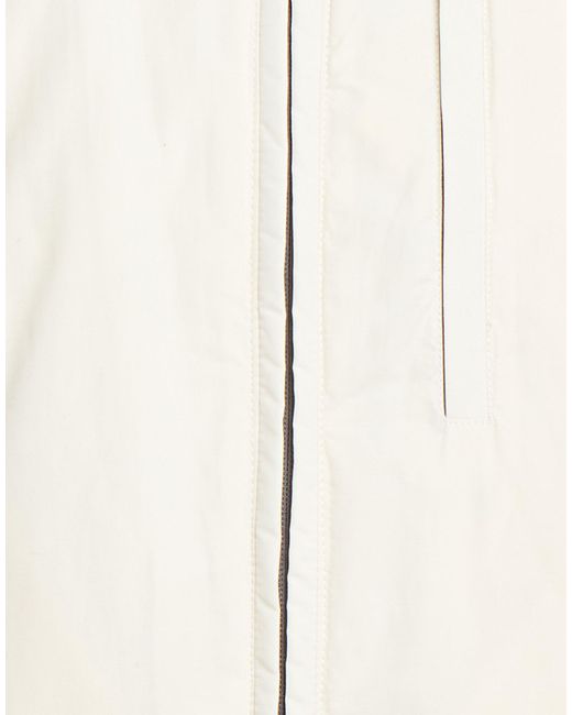 Hevò Natural Ivory Jacket Polyester, Cotton for men