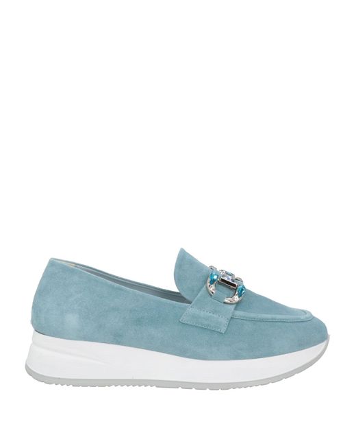 Melluso Blue Sky Loafers Leather