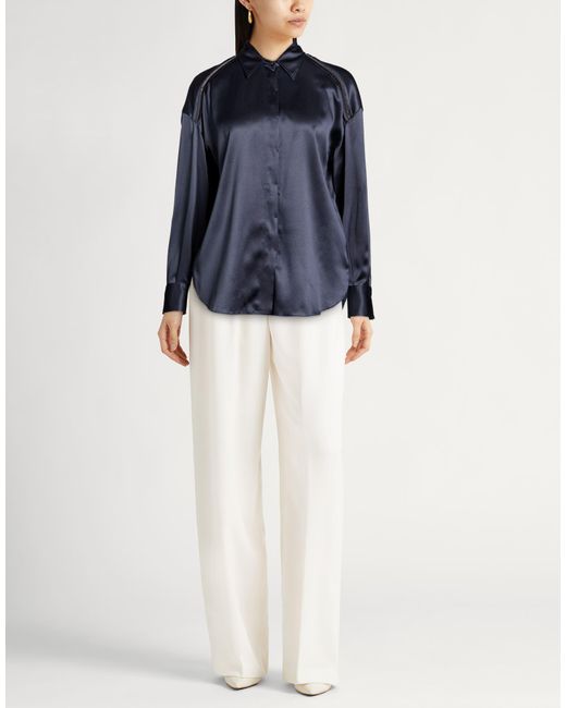 Brunello Cucinelli Blue Shirt