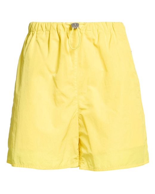 Jil Sander Yellow Shorts & Bermuda Shorts Polyamide, Cotton