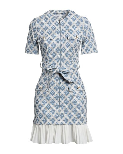 Sandro Blue Short Dress