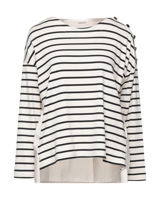 Marc Cain T-shirt in Beige (Natural) | Lyst