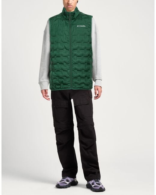 Columbia Green Vest Polyester for men