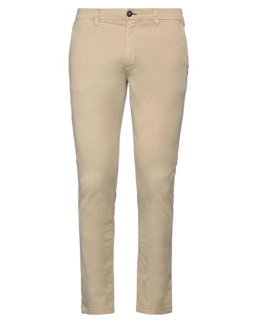 Impure Natural Sand Pants Cotton, Elastane for men