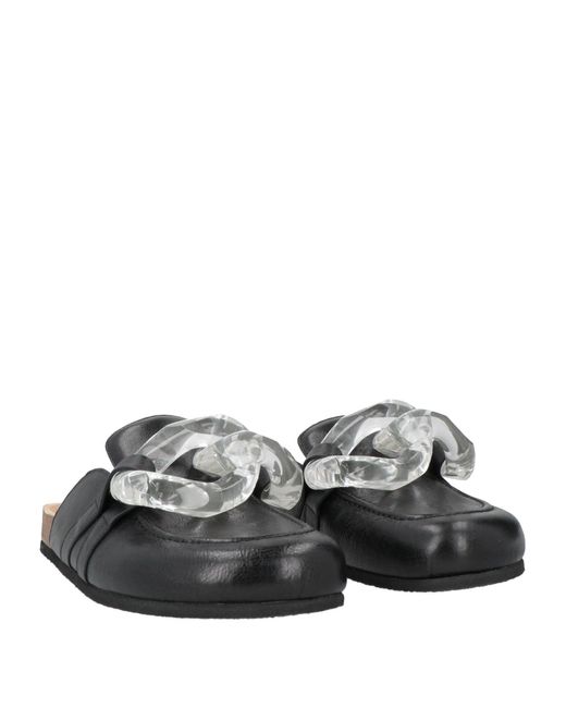 J.W. Anderson Black Mules & Clogs Calfskin for men