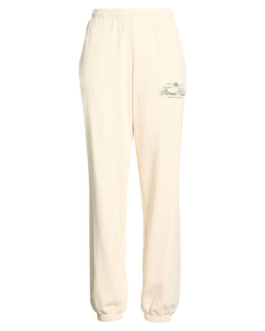 Sporty & Rich Natural Pants Cotton
