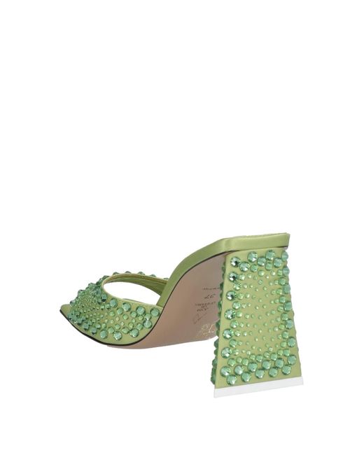 The Attico Green Sandals