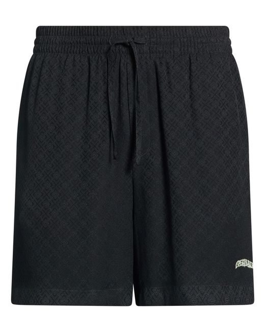 Casablanca Black Shorts & Bermuda Shorts Silk for men