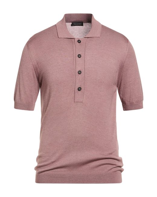 Tagliatore Pink Sweater Mulberry Silk, Viscose for men
