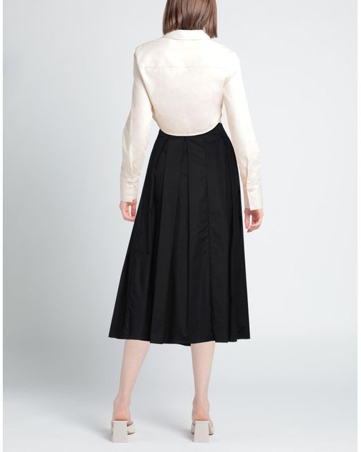 Snobby Sheep Black Midi Skirt