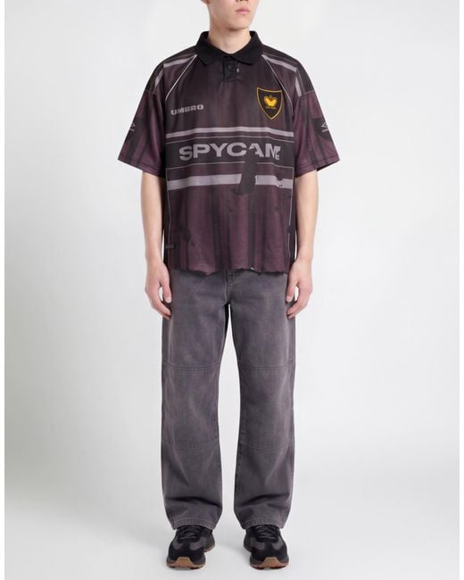 Polo Umbro de hombre de color Black