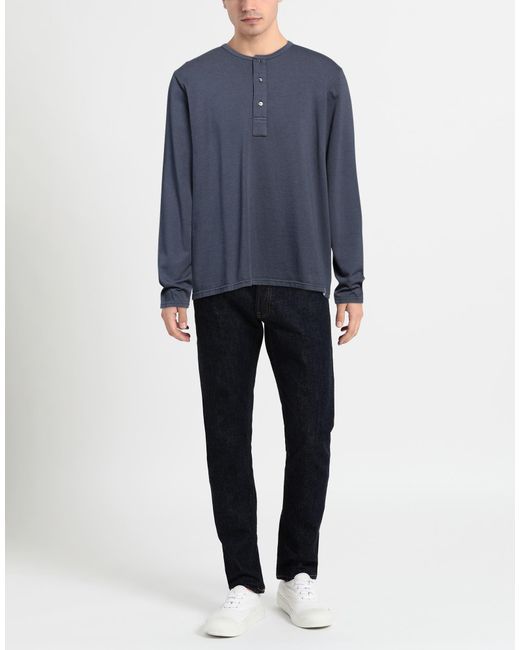 Aspesi Blue Slate T-Shirt Cotton for men