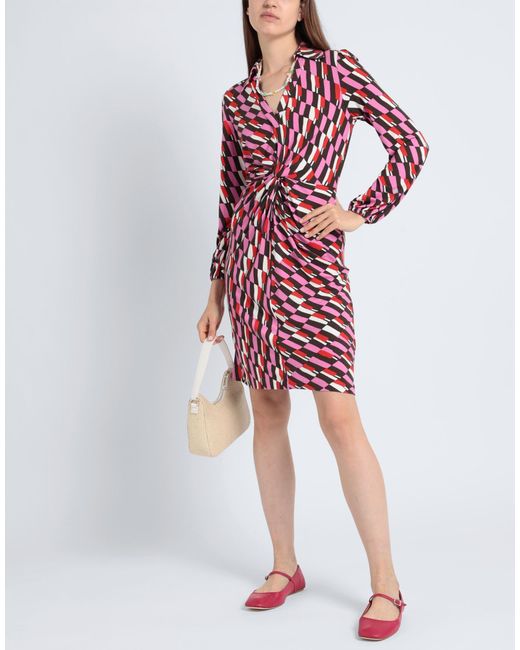 Diane von Furstenberg Red Mini Dress