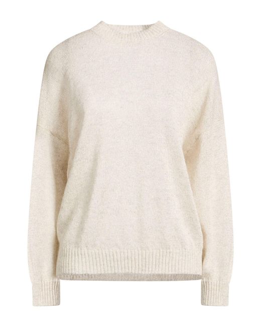 Brunello Cucinelli White Sweaters