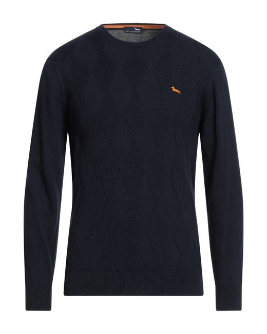 Harmont & Blaine Blue Sweater Viscose, Polyamide, Cotton, Wool for men