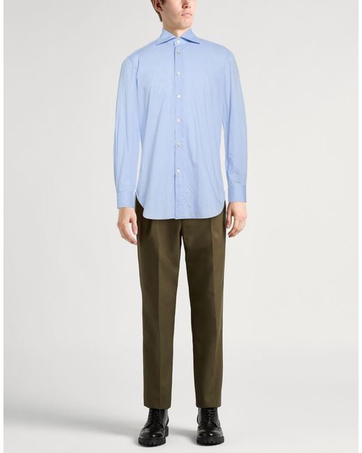 Camicia di Kiton in Blue da Uomo