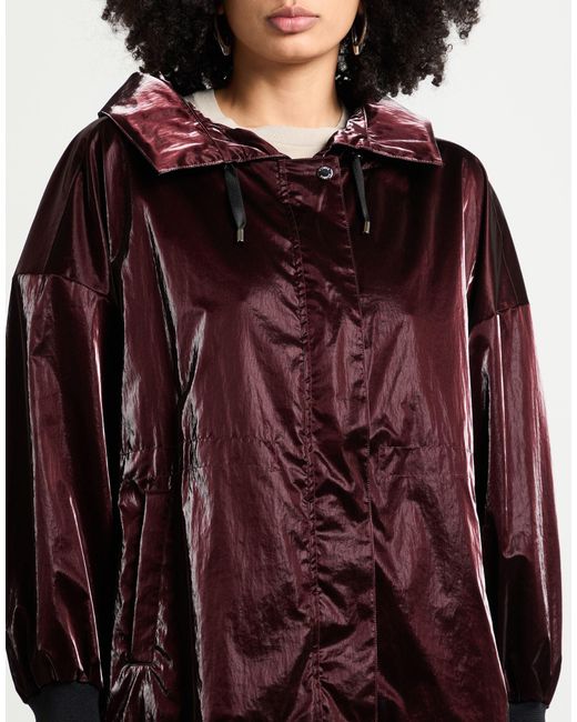 Moorer Red Burgundy Jacket Polyamide, Polyurethane