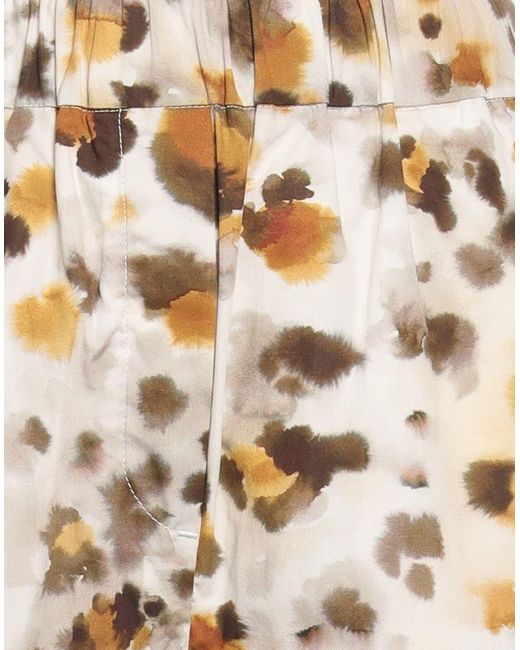 MSGM Natural Shorts & Bermuda Shorts Cotton, Polyamide, Elastane