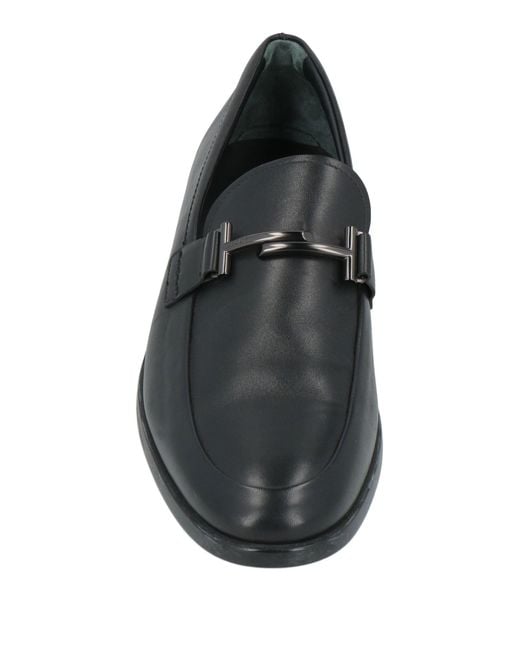 Tod's Black Loafers Leather for men