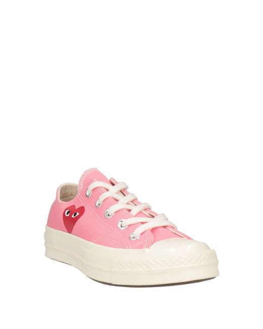 CONVERSE x COMME des GARÇONS PLAY Pink Trainers