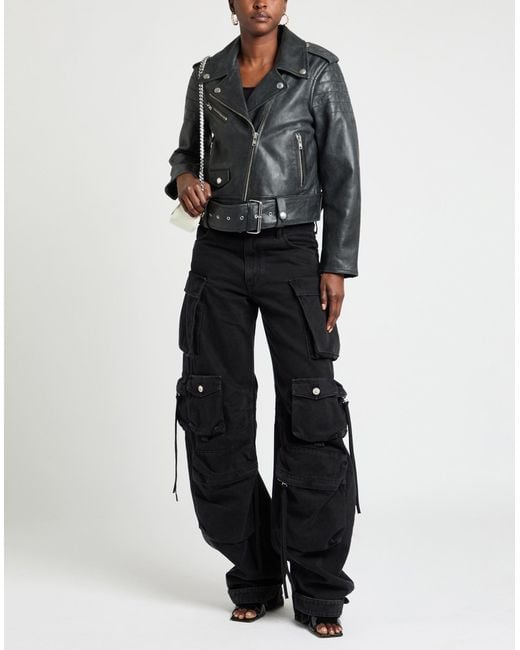 Stand Studio Black Jacket Cow Leather
