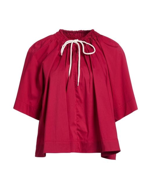 Liviana Conti Red Top Cotton, Polyamide, Elastane