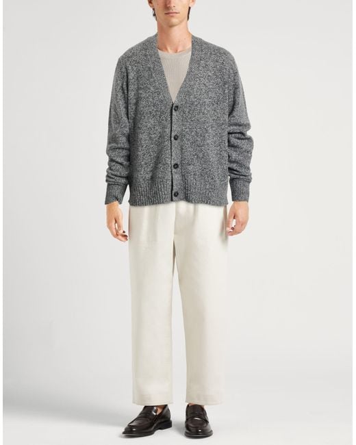 Officine Generale Gray Cardigan for men