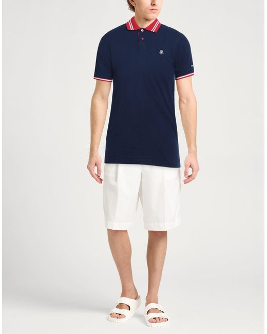 Harmont & Blaine Blue Polo Shirt Cotton for men