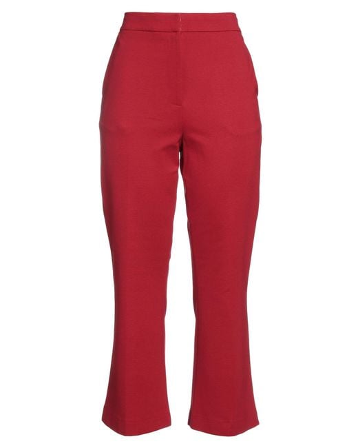 Liviana Conti Red Trouser