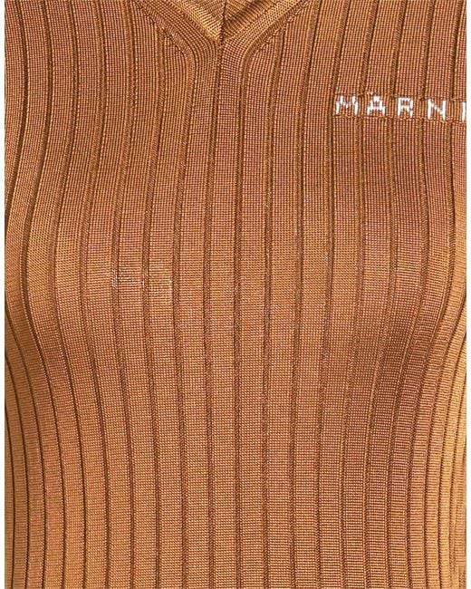 Marni Brown Midi Dresses