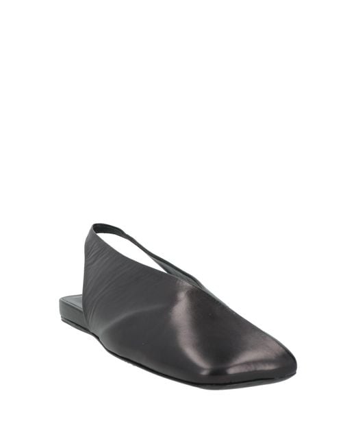 Jil Sander Gray Ballet Flats