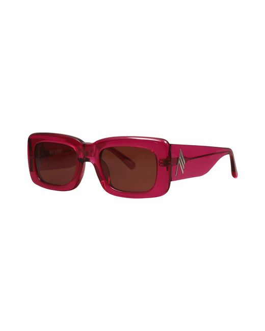 The Attico Red Sunglasses