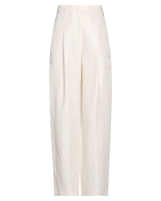 ARMANI EXCHANGE White Pants Cotton, Polyester