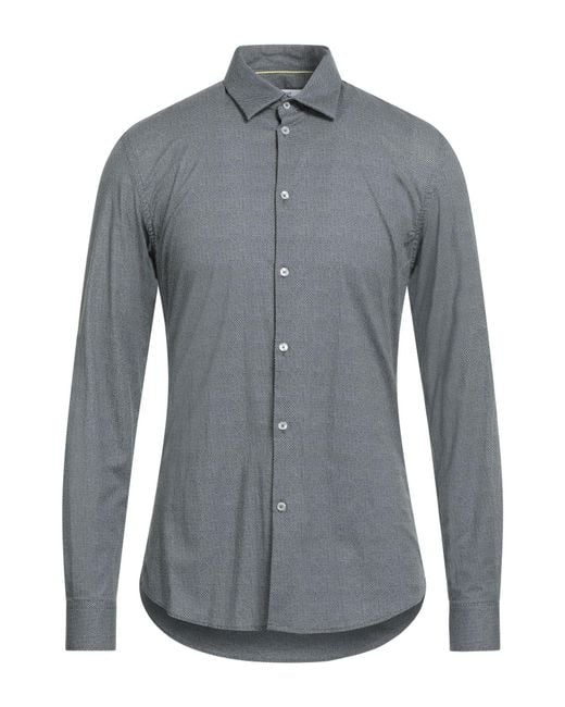 GAUDI Blue Shirt Cotton, Elastane for men