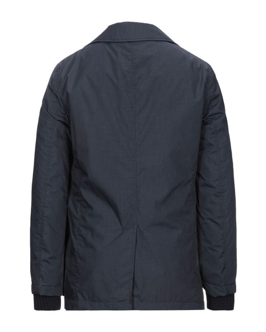 Pal Zileri Blue Overcoat & Trench Coat for men