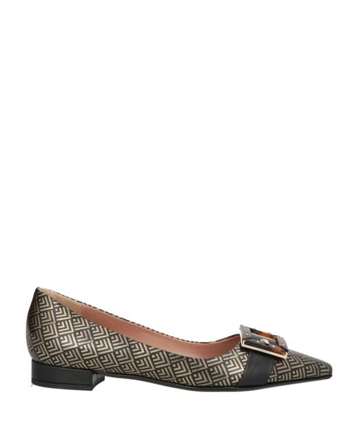 Pollini Brown Ballet Flats