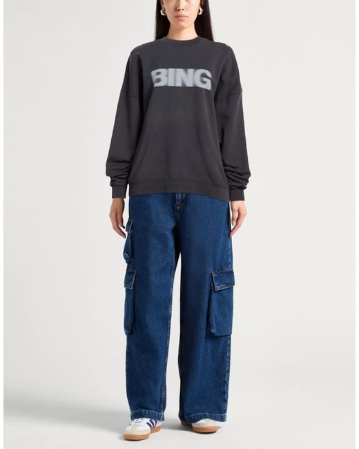 Anine Bing Black Sweatshirts