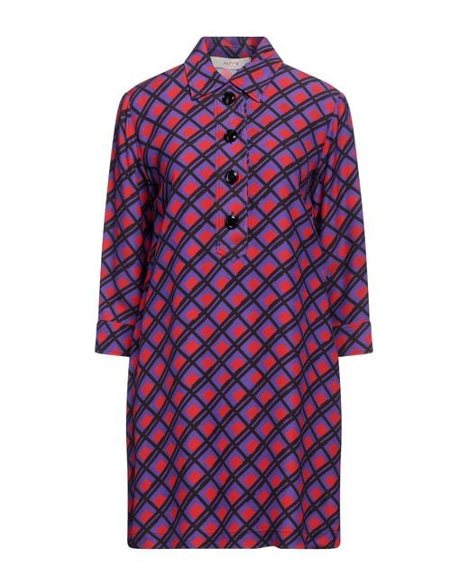 Jucca Purple Mini Dress