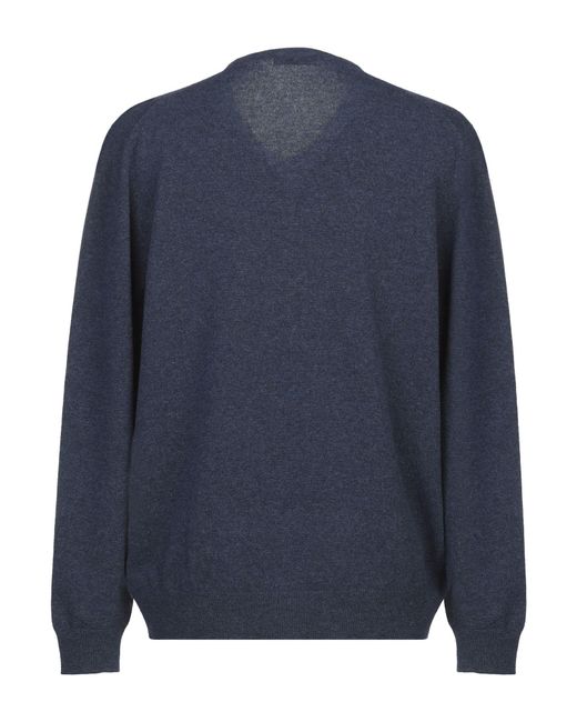 Gran Sasso Blue Sweaters for men