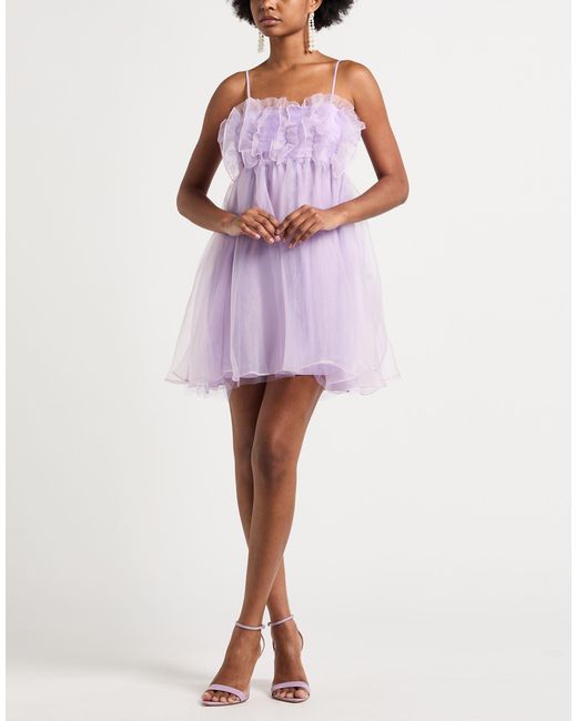 Twinset Purple Mini Dress