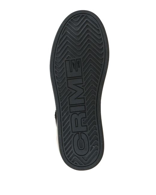 Crime London Black Sneakers