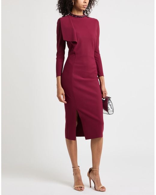 La Petite Robe Di Chiara Boni Red Midi Dress