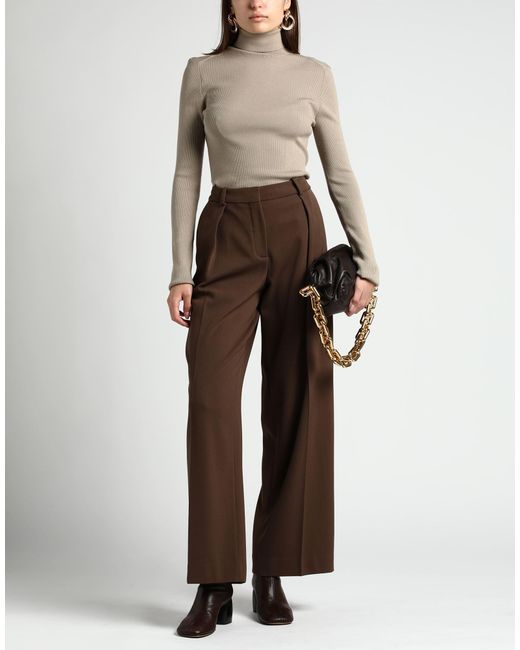 Burberry Natural Sage Turtleneck Wool, Polyester, Polyamide, Elastane