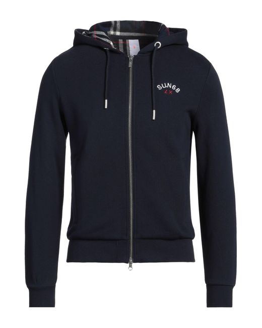 Sun 68 Blue Sweatshirt for men
