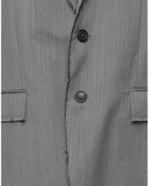 Grifoni Gray Blazer Virgin Wool for men