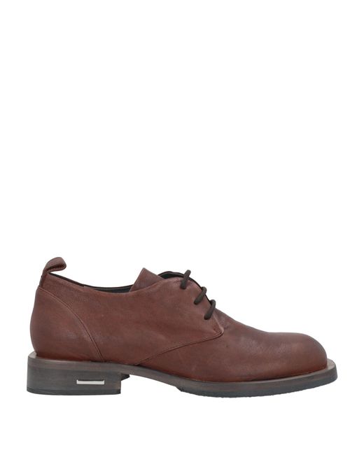 Malloni Brown Lace-up Shoes