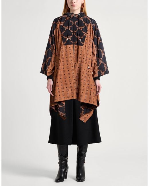 MCM Brown Tan Cape Polyamide