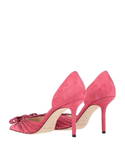 zapatos salon color rosa