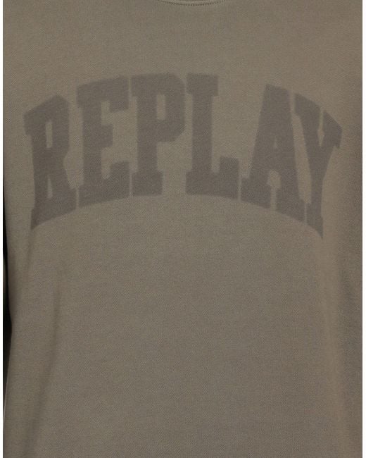 Replay Gray Sweatshirt for men