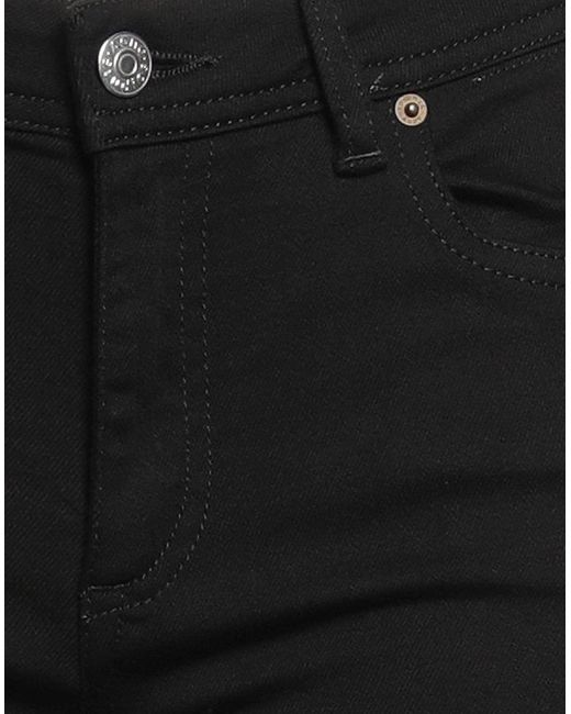 Acne Black Jeans Cotton, Polyester, Elastane